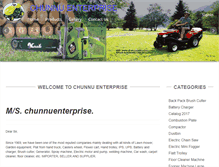 Tablet Screenshot of chunnuenterprise.com